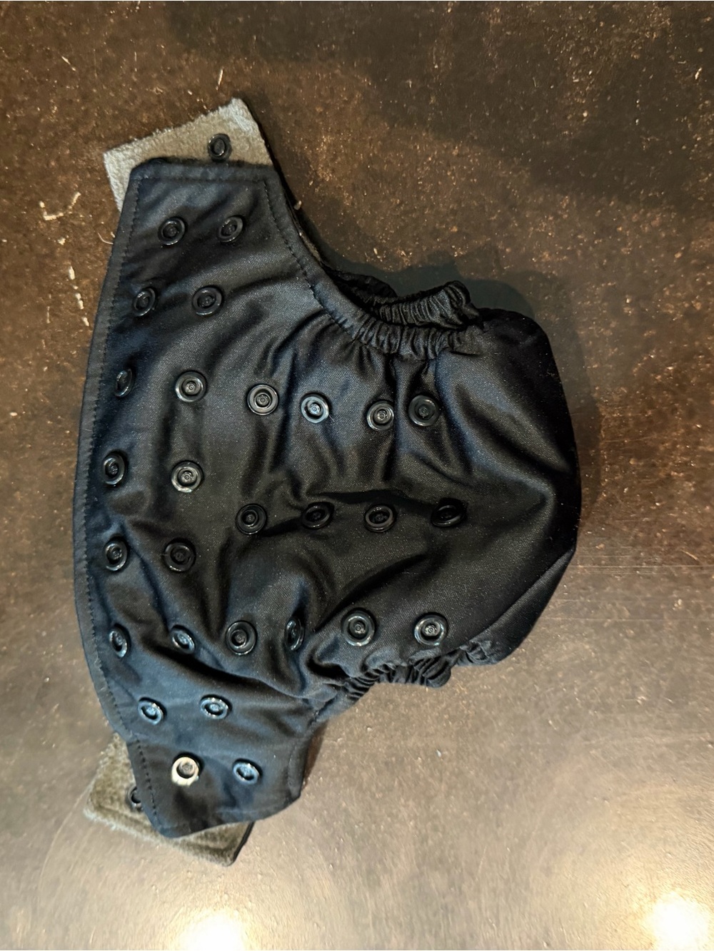 Black All-In-One Newborn Cloth Diaper